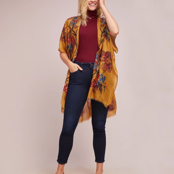 Anthropologie Stephie Floral Kimono - Picture 6 of 6